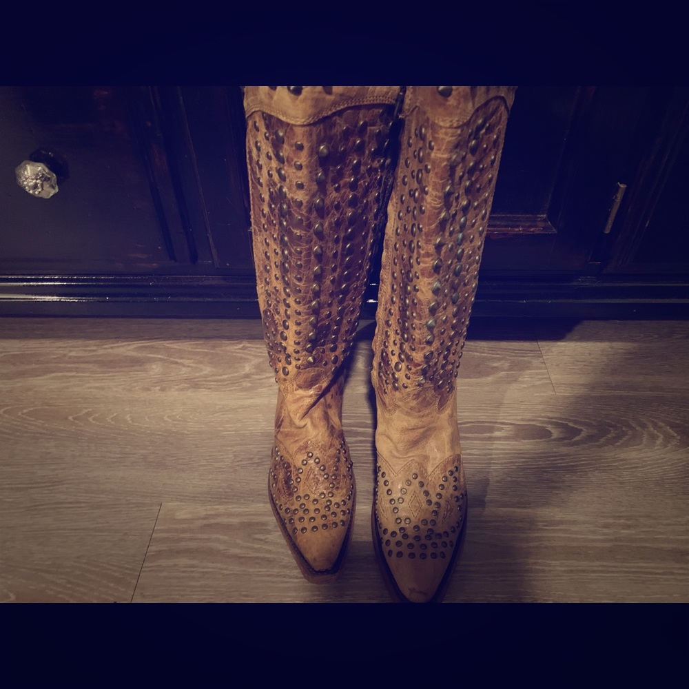 Corral studded boots